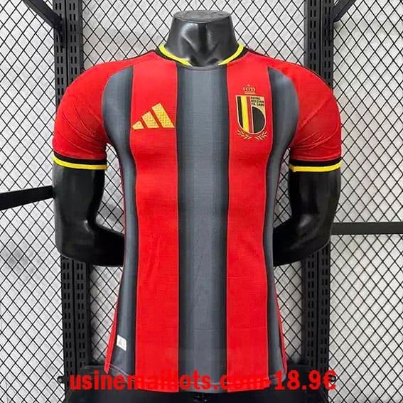 Maillot Match Spécial-Édition Belgique 2026 Rouge Gris