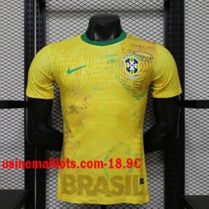 Maillot Match Special-Édition Bresil 2026 Jaune