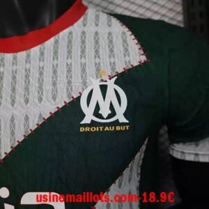 Alternative view of Maillot Match Spécial-Édition Marseille 2025/26 Blanc Vert
