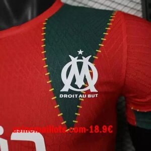 Alternative view of Maillot Match Spécial-Édition Marseille 2025/26 Rouge Vert