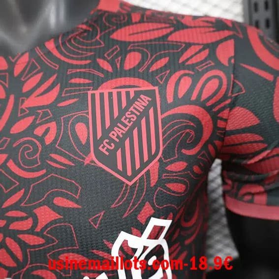Maillot Match Spécial-édition Palestine 2025/2026 Rouge – Image 2