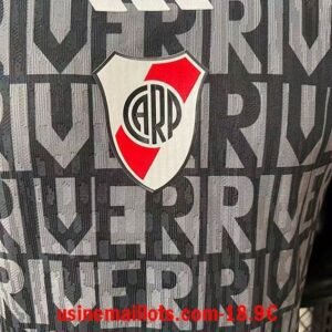 Alternative view of Maillot Match Spécial-Édition River Plate 2025/2026 Gris Noir