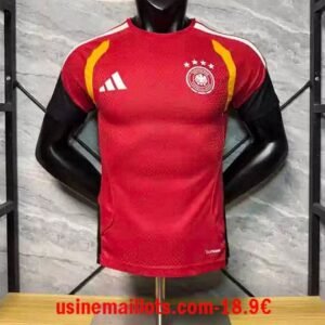 Maillot Match Training Allemagne 2026/2027 Rouge