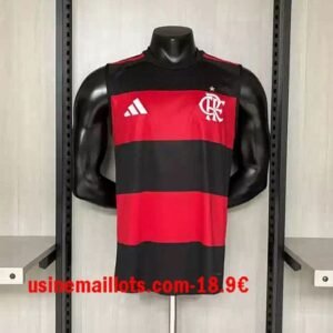 Maillot Match Training Flamengo 2026/2027 Rouge Noir