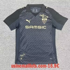 Maillot Rennes 125 Ans 2025/2026 Noir