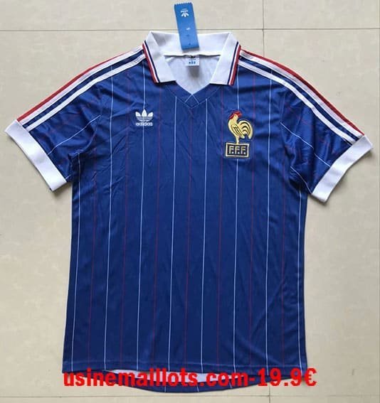 Maillot Rétro France Domicile 1982