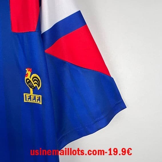 Maillot Rétro France Domicile 1992 – Image 4