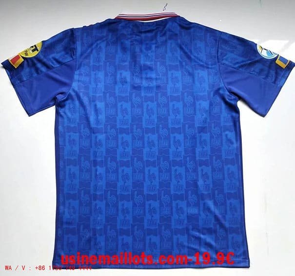 Maillot Rétro France Domicile 1996 – Image 2