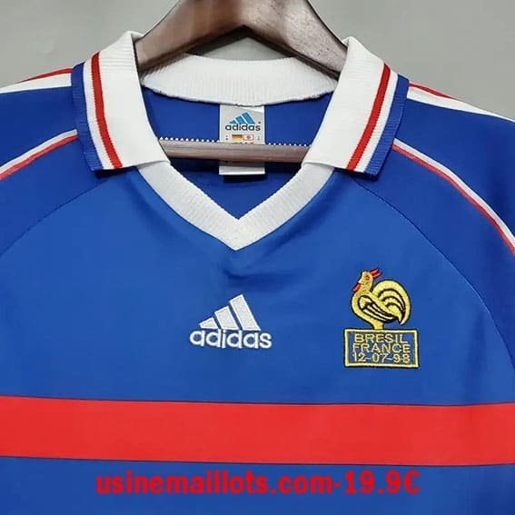 Maillot Rétro France Domicile 1998 – Image 3