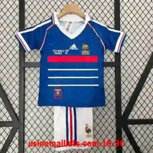 Maillot Rétro France Domicile Enfant 1998