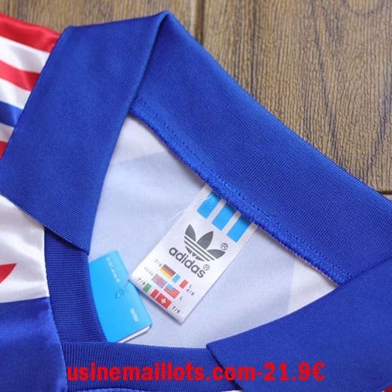 Maillot Rétro France Domicile Manches Longues 1988 – Image 2