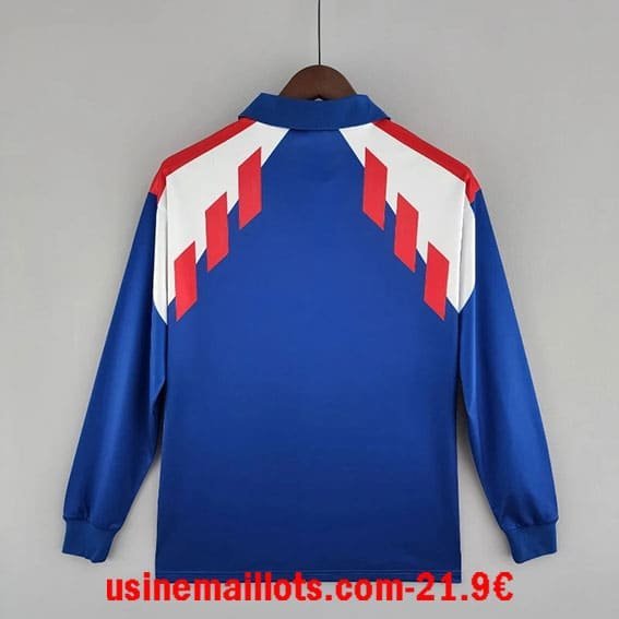Maillot Rétro France Domicile Manches Longues 1990 – Image 6