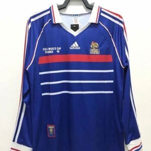 Maillot Rétro France Domicile Manches Longues 1998