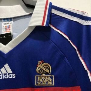 Alternative view of Maillot Rétro France Domicile Manches Longues 1998