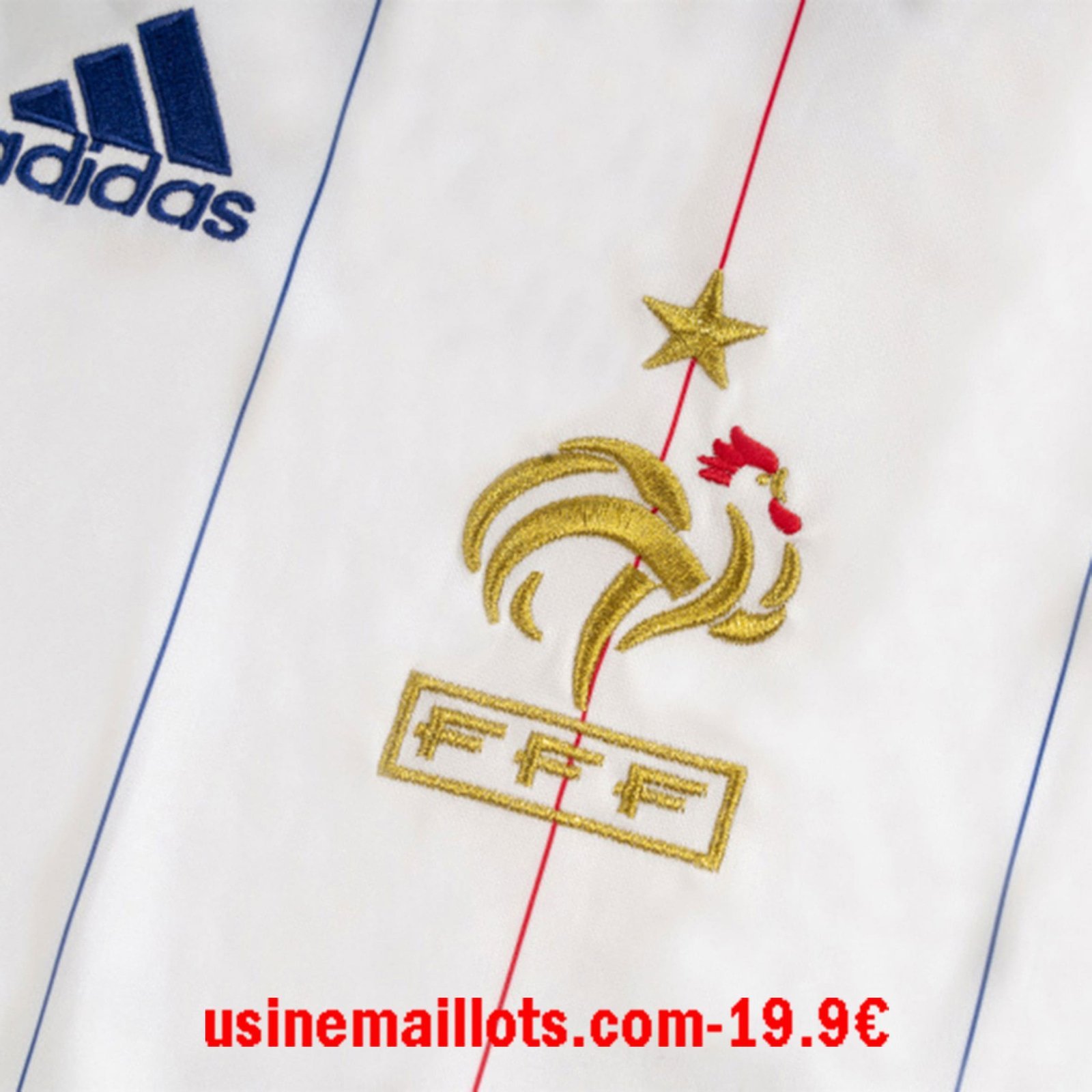 Maillot Rétro France Extérieur 2010 – Image 3