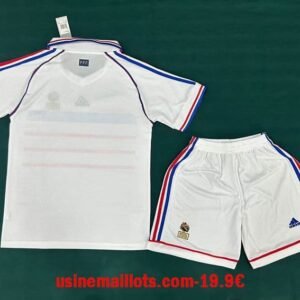 Alternative view of Maillot Rétro France Extérieur Enfant 1998