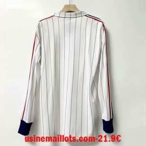 Alternative view of Maillot Rétro France Extérieur Manches Longues 1980