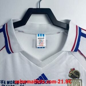 Alternative view of Maillot Rétro France Extérieur Manches Longues 1998