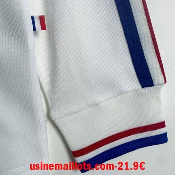 Maillot Rétro France Extérieur Manches Longues 1998 – Image 3