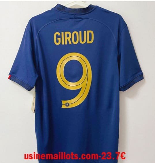 Maillot Rétro France Giroud Domicile 2022