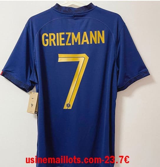 Maillot Rétro France Griezmann Domicile 2022