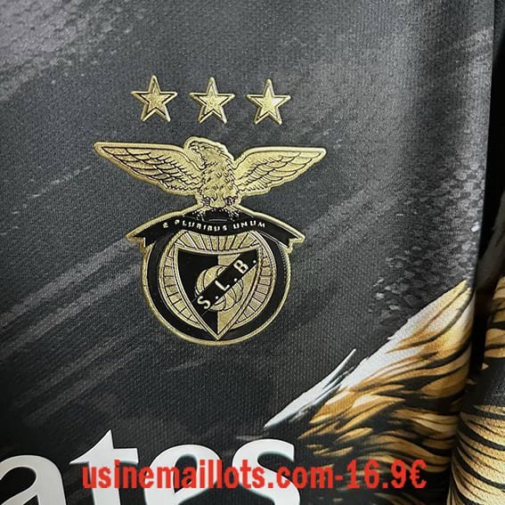 Maillot Special-Édition Benfica 2025 26 Noir Jaune – Image 2