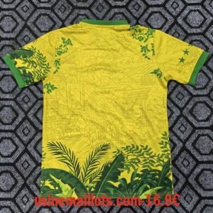 Alternative view of Maillot Spécial-Édition Bresil 2026 Jaune Vert