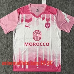 Maillot Spécial-Édition Maroc 2026 Rose Blanc