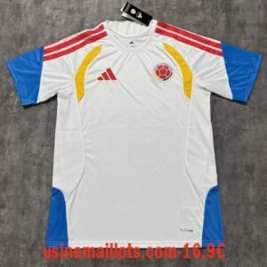 Maillot Training Colombie 2026/27 Blanc Bleu