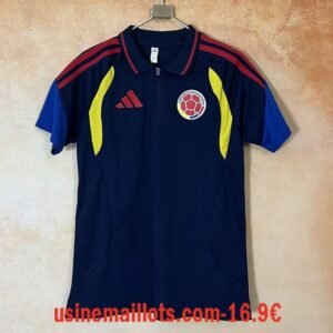 Polo Colombie 2026/2027 Bleu Jaune