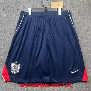 Short Angleterre Domicile Coupe du Monde 2026 Bleu