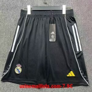 Short Real Madrid 2025/2026 Noir