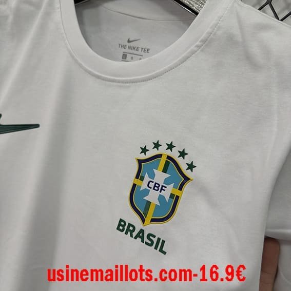 T-Shirt Bresil 2026/27 Blanc – Image 2