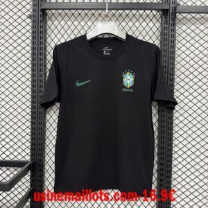 T-Shirt Bresil 2026/27 Noir