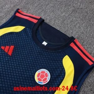 Alternative view of Ensemble Debardeur Colombie 2026/2027 Bleu