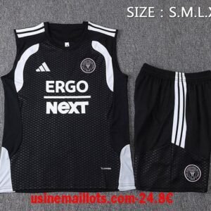 Ensemble Debardeur Inter Miami 2026/2027 Noir Blanc
