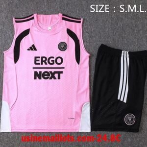 Ensemble Debardeur Inter Miami 2026/2027 Rose Noir
