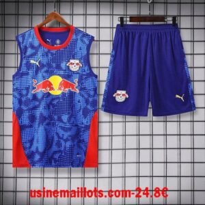 Ensemble Debardeur RB Leipzig 2026/2027 Bleu Rouge