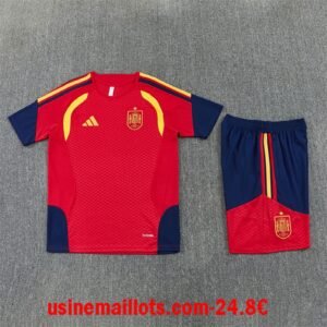 Ensemble Training Espagne 2026/2027 Rouge Bleu