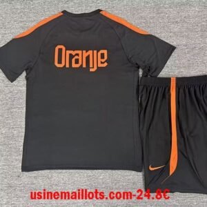 Alternative view of Ensemble Training Pays-Bas 2026/2027 Noir Orange