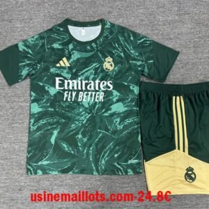 Ensemble Training Real Madrid Enfant 2026/2027 Vert Beige