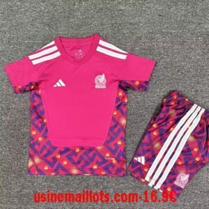 Maillot Enfant Mexique Gardien Coupe du Monde 2026 Rouge