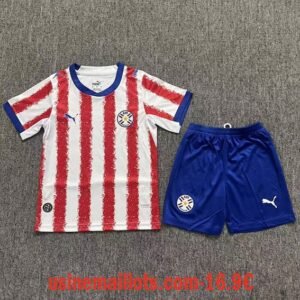 Maillot Enfant Paraguay Domicile Coupe du Monde 2026