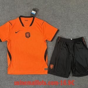 Maillot Enfant Pays-Bas Domicile Coupe du Monde 2026