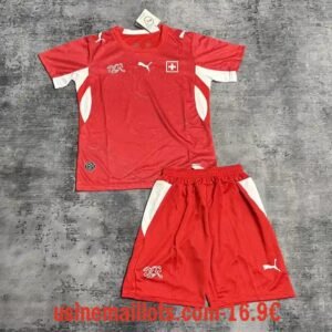 Maillot Enfant Suisse Domicile Coupe du Monde 2026