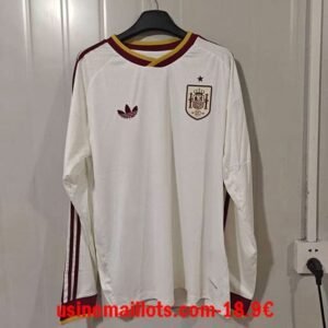 Maillot Manches Longues Espagne Extérieur Coupe du Monde 2026