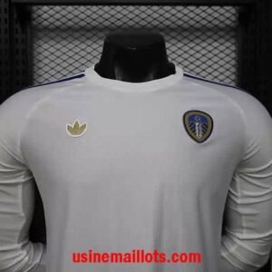 Alternative view of Maillot Match Leeds United Manches Longues 2025/2026 Blanc