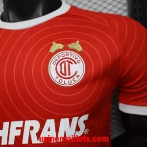 Alternative view of Maillot Match Spécial-Édition Deportivo Toluca 2026/2027 Rouge