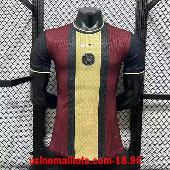 Maillot Match Spécial-Édition PSG 26 27 Rouge Noir Beige
