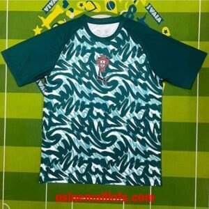 Maillot Pré-Match Portugal 2026/2027 Vert Blanc